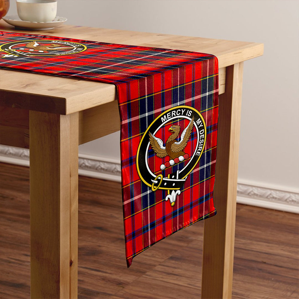 Wishart Dress Modern Clan Badge Tartan Table Runner