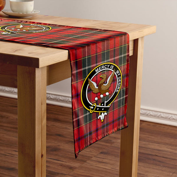 Wishart Dress Weathered Clan Badge Tartan Table Runner