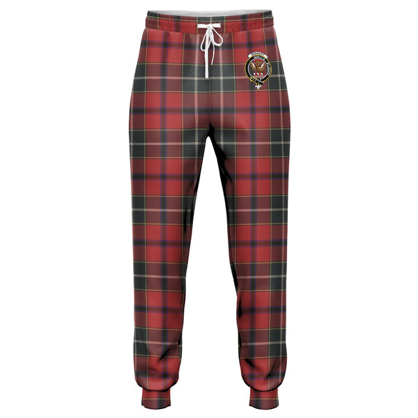 Wishart Dress Weathered Clan Badge Tartan Jogger Pants