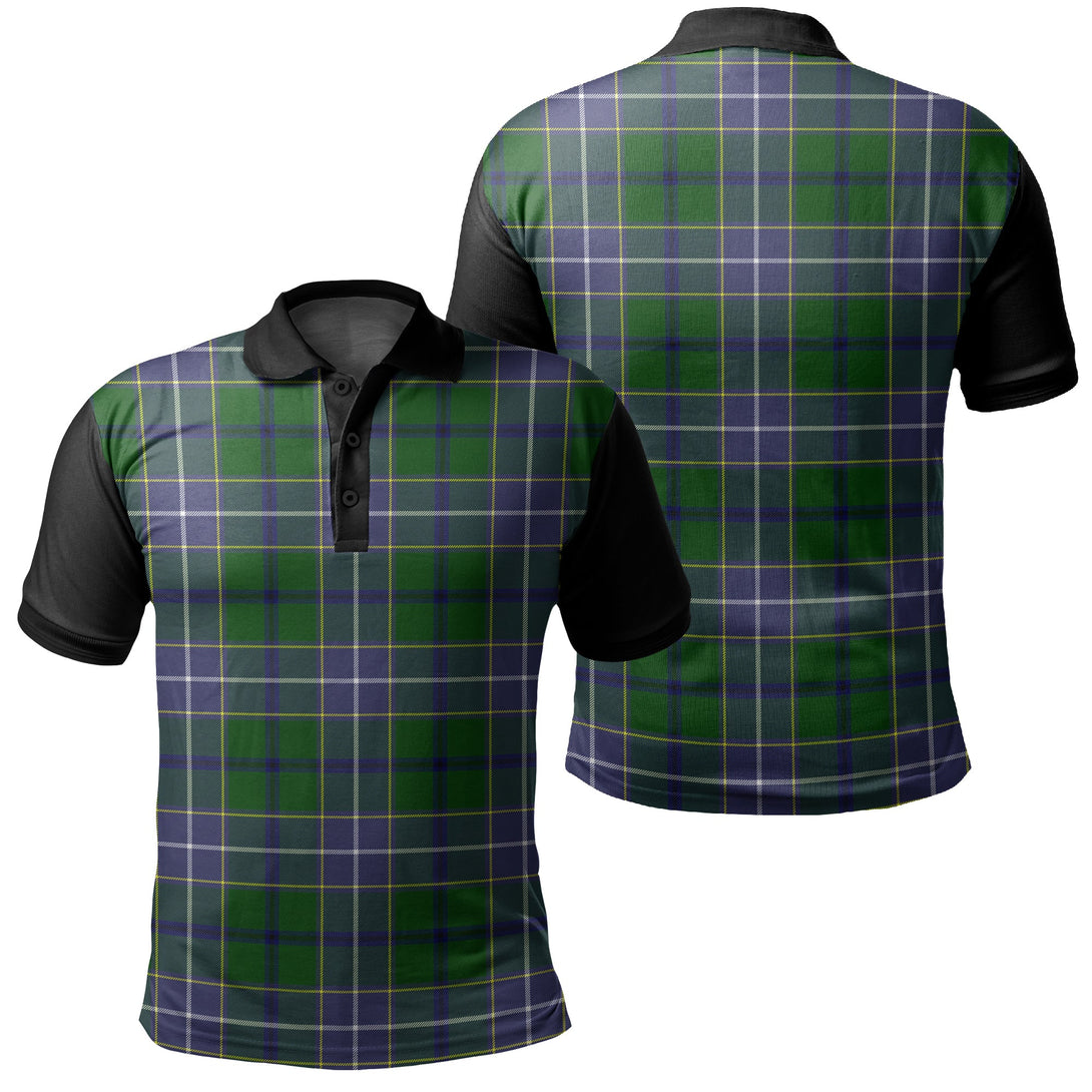 Wishart Hunting Modern Tartan Classic Polo Shirt Black Neck 1 Style