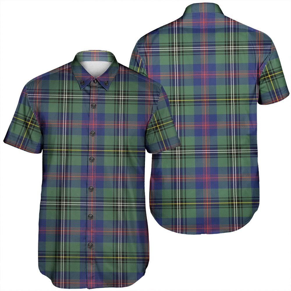 Wood Modern Tartan Classic Short Sleeve Shirt