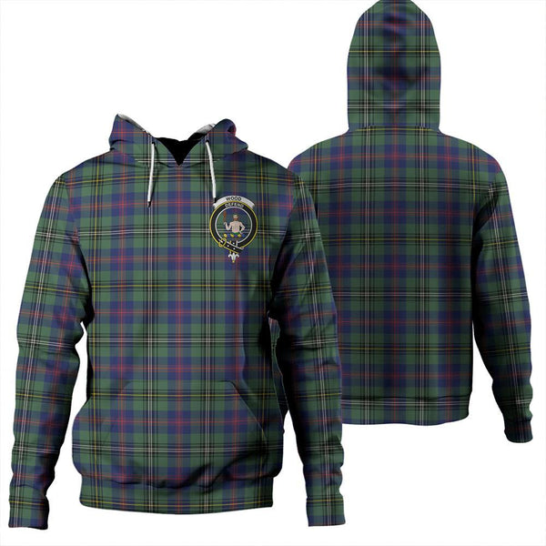 Wood Modern Tartan Classic Crest Hoodie