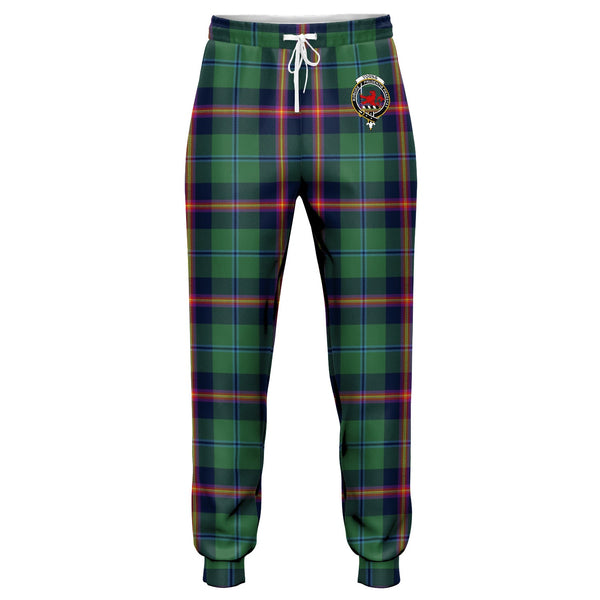 Young Modern Clan Badge Tartan Jogger Pants