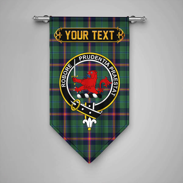 Young Modern Clan Badge Tartan Gonfalon Personalize