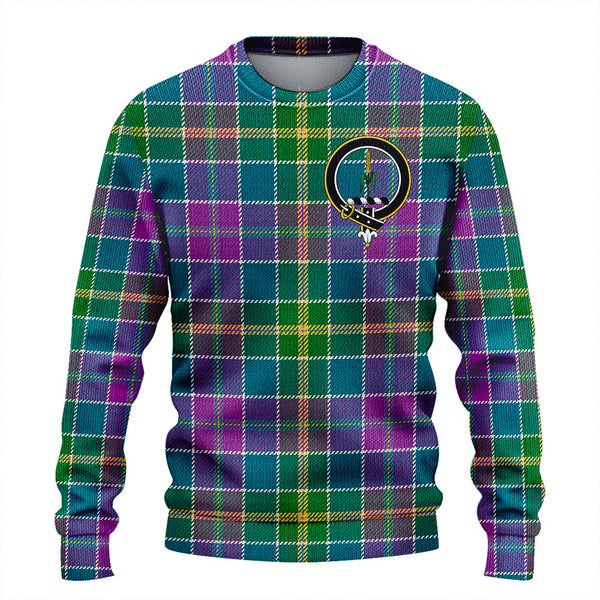 Yule Ancient Clan Badge Tartan Knitted Sweater