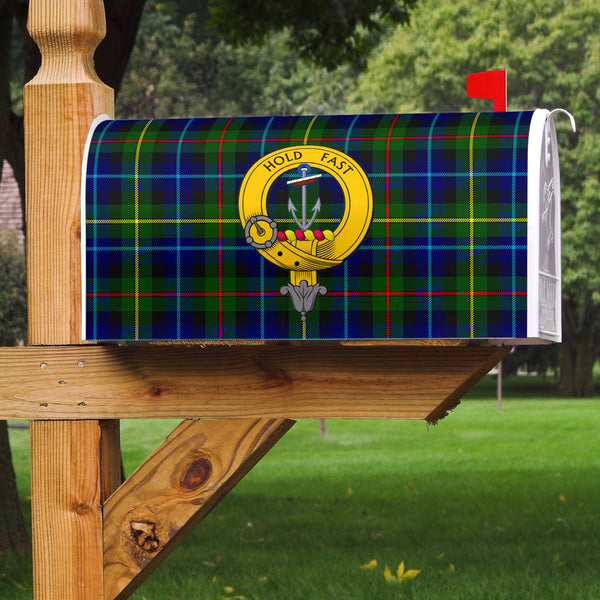 Smith Clan Badge Classic Tartan Mailbox Cover