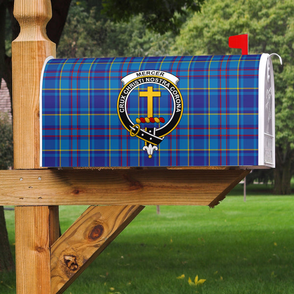 Mercer Modern Clan Badge Classic Tartan Mailbox Cover