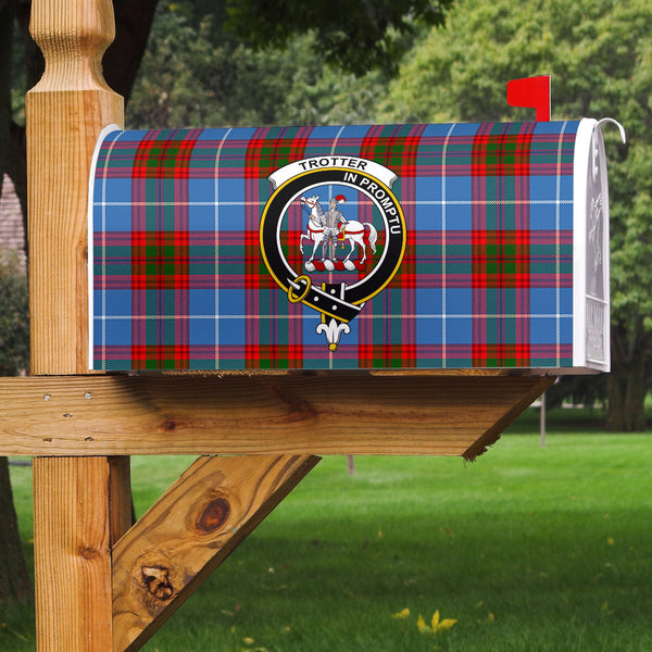 Trotter Clan Badge Classic Tartan Mailbox Cover