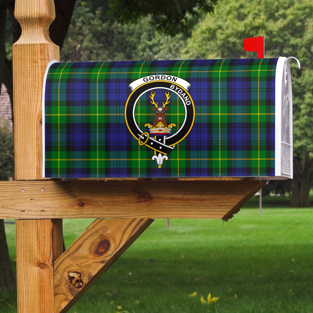 Gordon Modern Clan Badge Classic Tartan Mailbox Cover