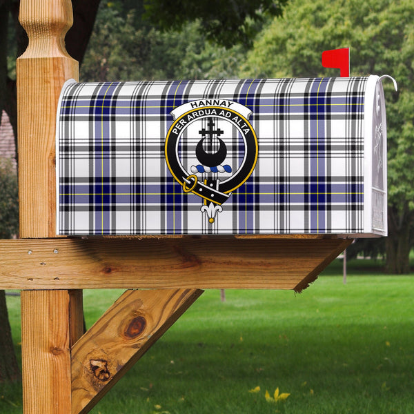 Hannay Clan Badge Classic Tartan Mailbox Cover