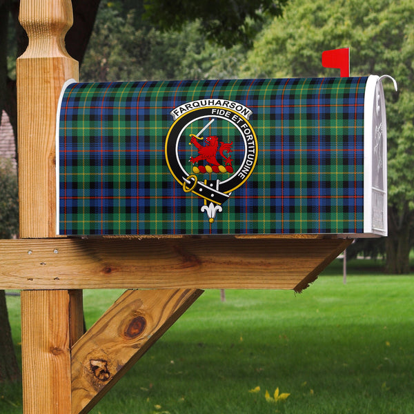 Farquharson Ancient Clan Badge Classic Tartan Mailbox Cover