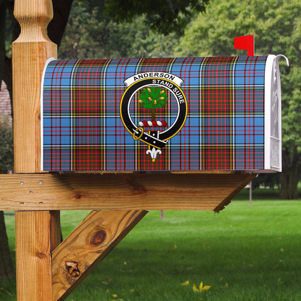 Anderson Modern Clan Badge Classic Tartan Mailbox Cover