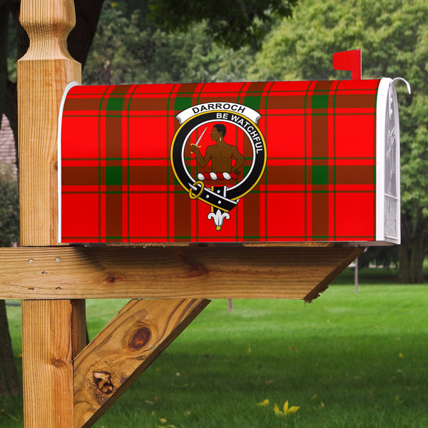 Darroch Clan Badge Classic Tartan Mailbox Cover