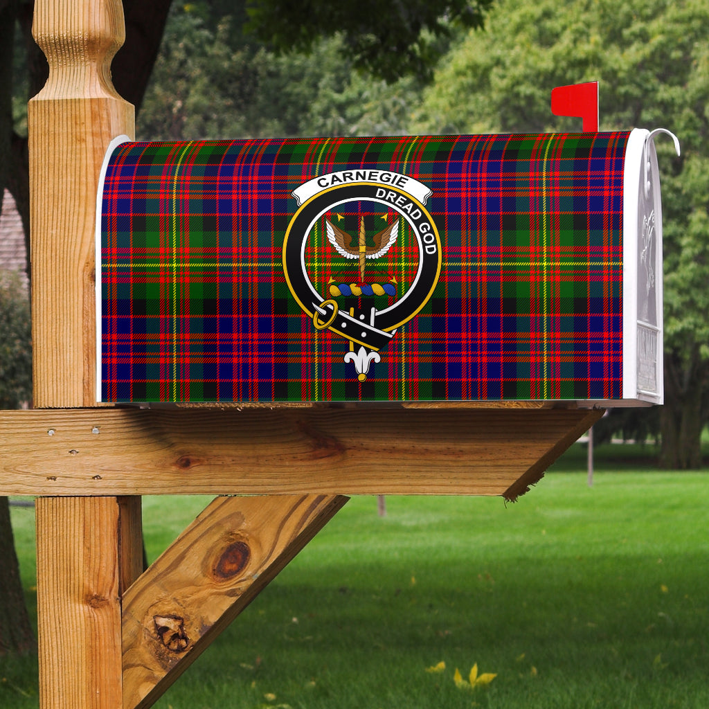 Carnegie Modern Clan Badge Classic Tartan Mailbox Cover