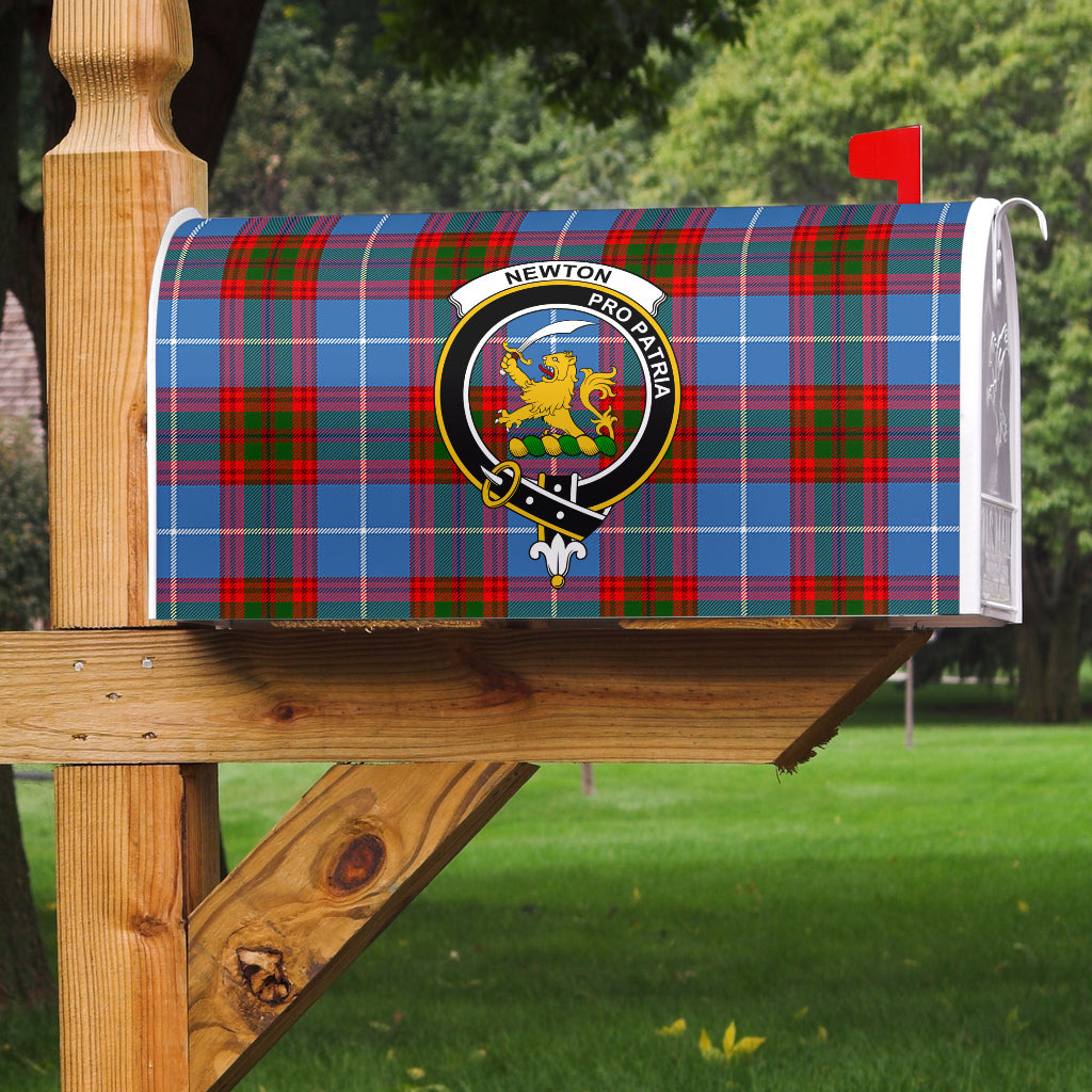 Newton Clan Badge Classic Tartan Mailbox Cover