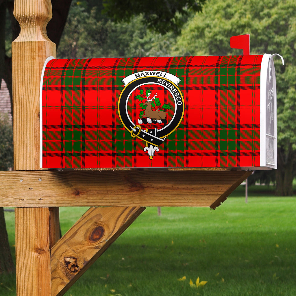 Maxwell Modern Clan Badge Classic Tartan Mailbox Cover