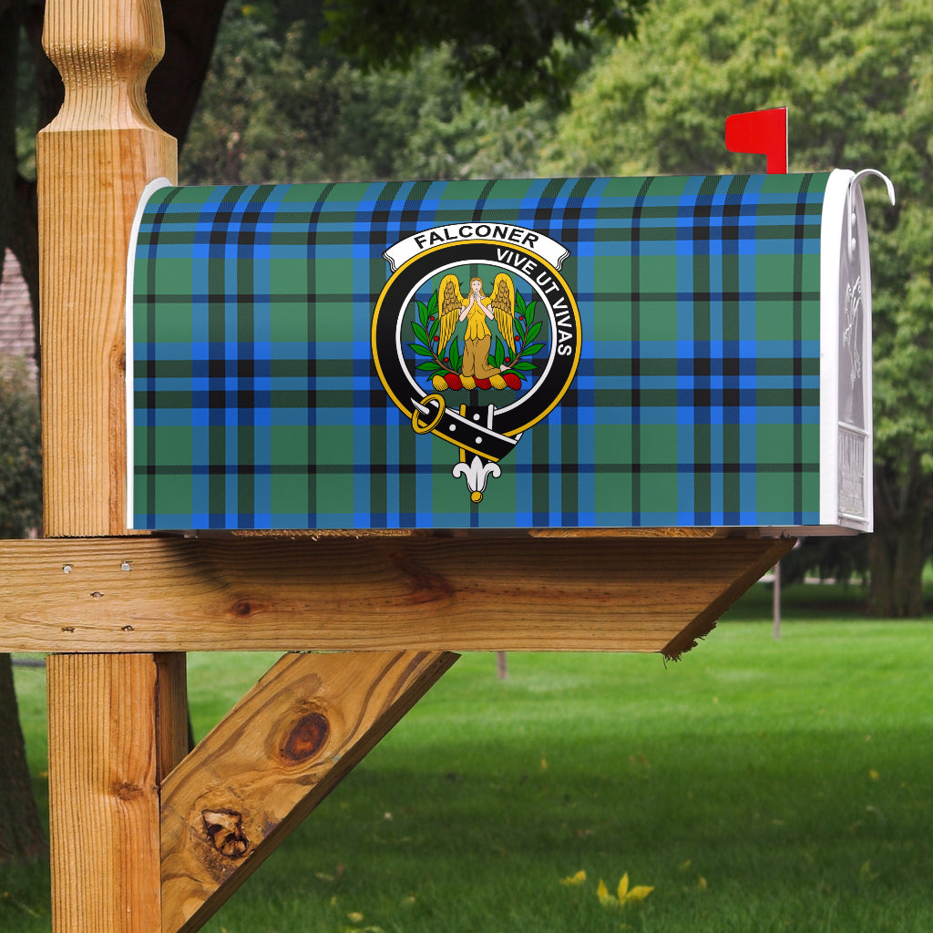 Falconer Clan Badge Classic Tartan Mailbox Cover