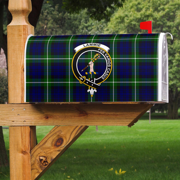 Lammie Clan Badge Classic Tartan Mailbox Cover