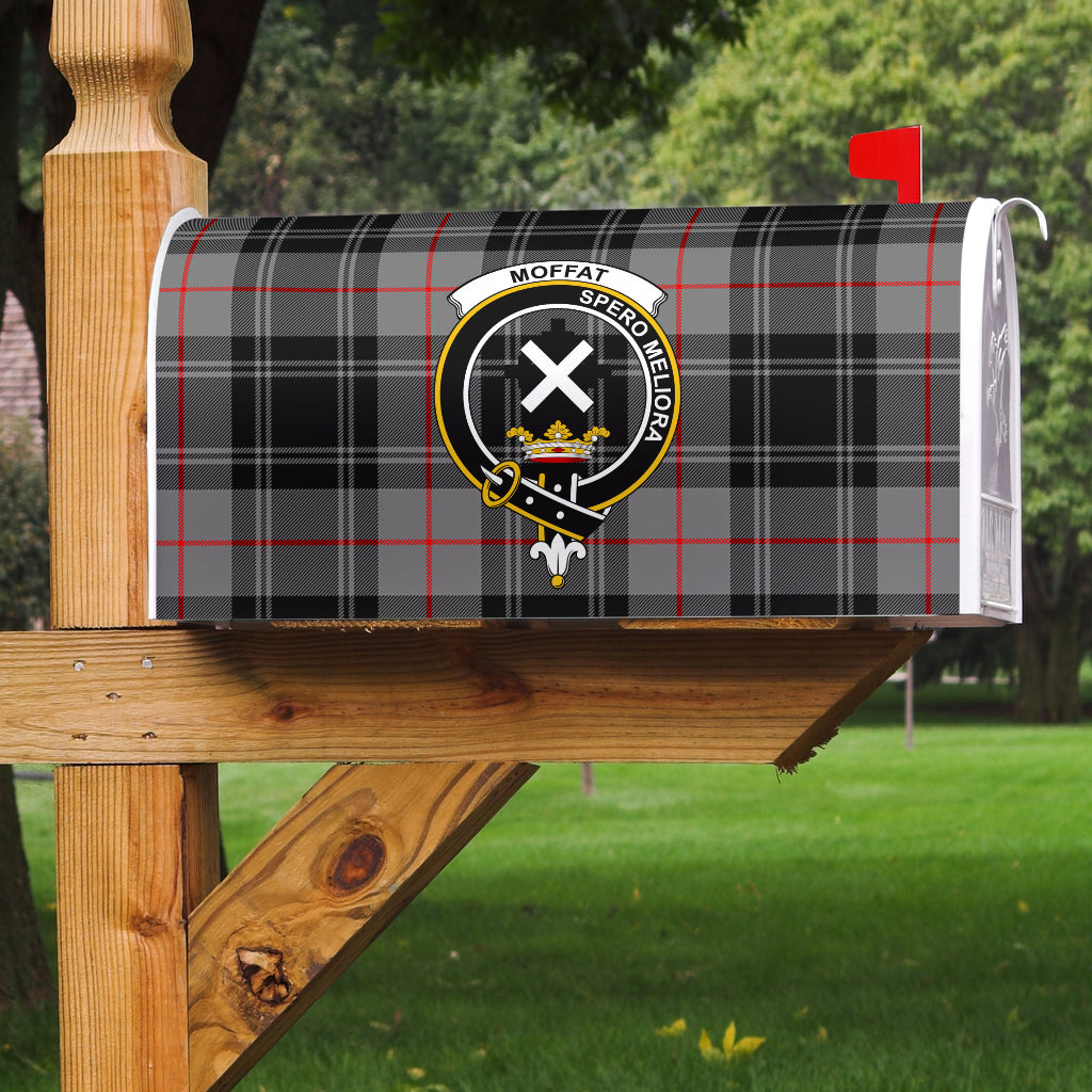 Moffat Modern Clan Badge Classic Tartan Mailbox Cover