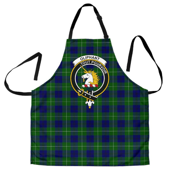 Oliphant Modern Tartan Clan Crest Apron