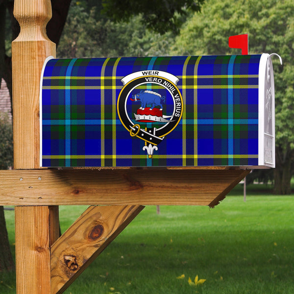 Weir Modern Clan Badge Classic Tartan Mailbox Cover