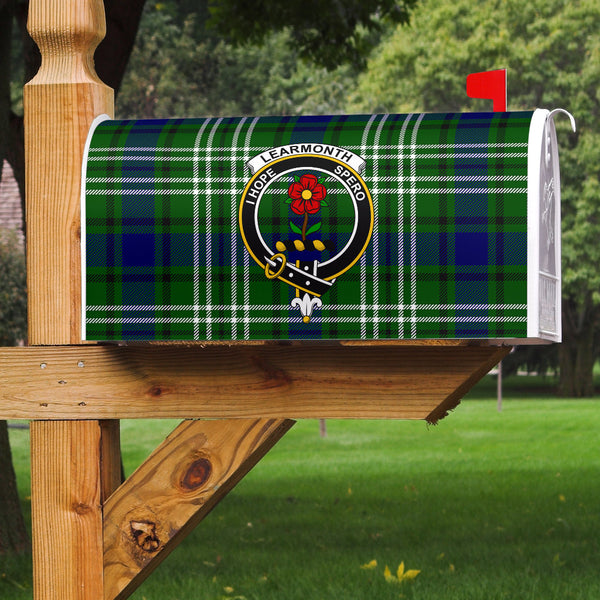 Learmonth Clan Badge Classic Tartan Mailbox Cover