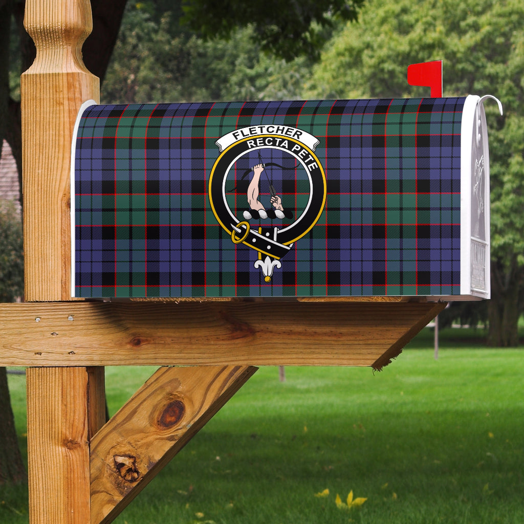 Fletcher Modern Clan Badge Classic Tartan Mailbox Cover