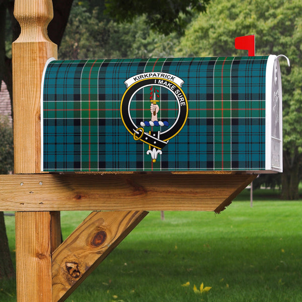 Kirkpatrick Clan Badge Classic Tartan Mailbox Cover