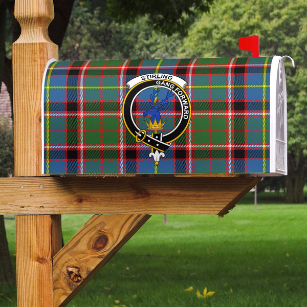 Stirling (of Cadder-Present Chief) Clan Badge Classic Tartan Mailbox Cover