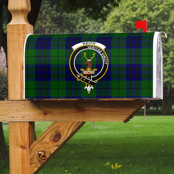 Keith Modern Clan Badge Classic Tartan Mailbox Cover