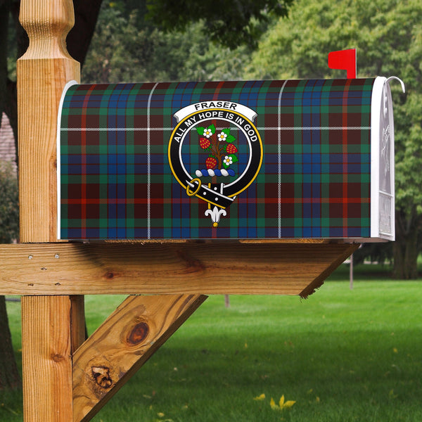 Fraser Hunting Ancient Clan Badge Classic Tartan Mailbox Cover