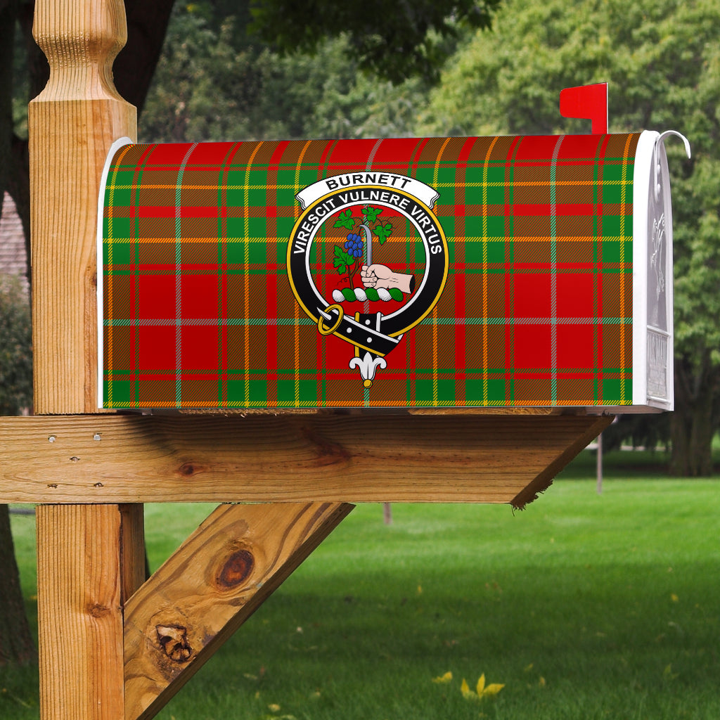 Burnett Ancient Clan Badge Classic Tartan Mailbox Cover