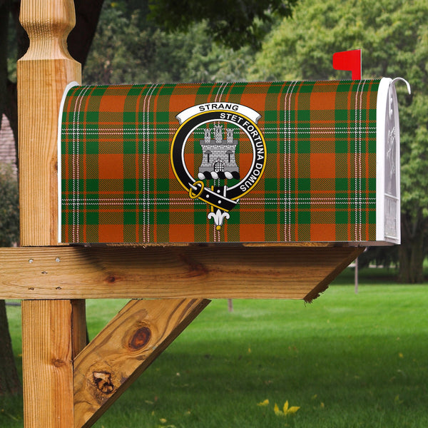 Strang Clan Badge Classic Tartan Mailbox Cover