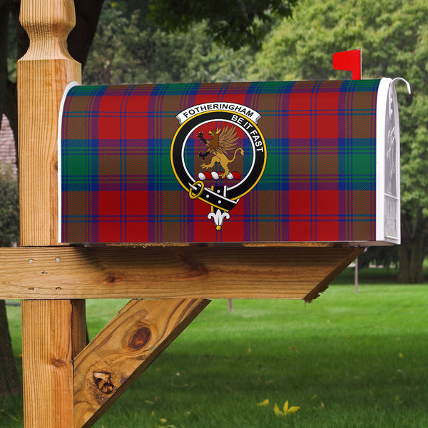 Fotheringham Modern Clan Badge Classic Tartan Mailbox Cover