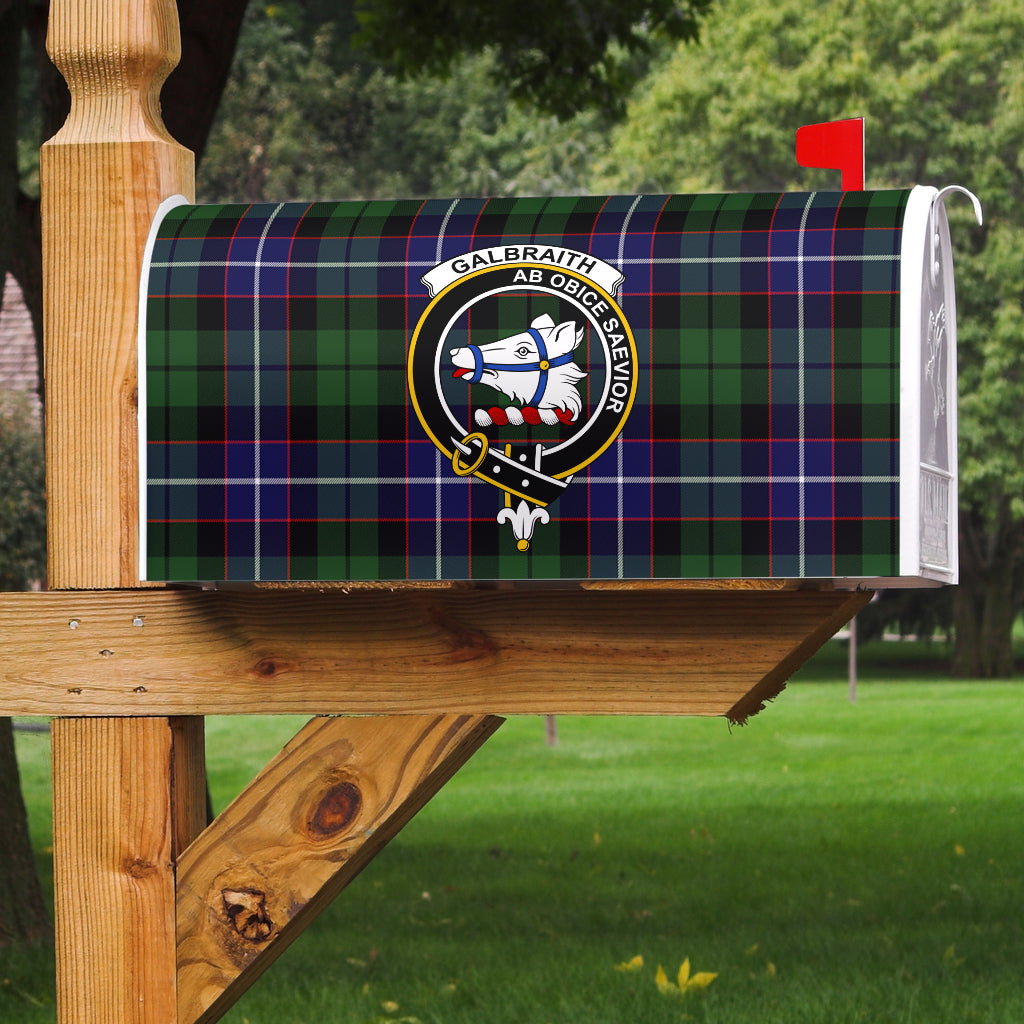 Galbraith Modern Clan Badge Classic Tartan Mailbox Cover