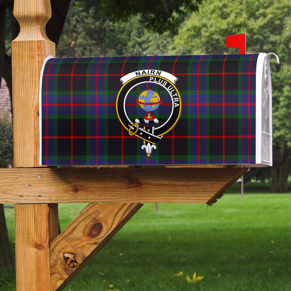 Nairn Clan Badge Classic Tartan Mailbox Cover