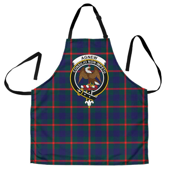 Agnew Modern Tartan Clan Crest Apron