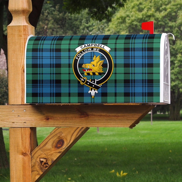 Campbell (of Breadalbane) Clan Badge Classic Tartan Mailbox Cover