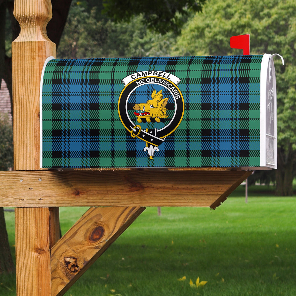 Campbell Ancient 01 Clan Badge Classic Tartan Mailbox Cover