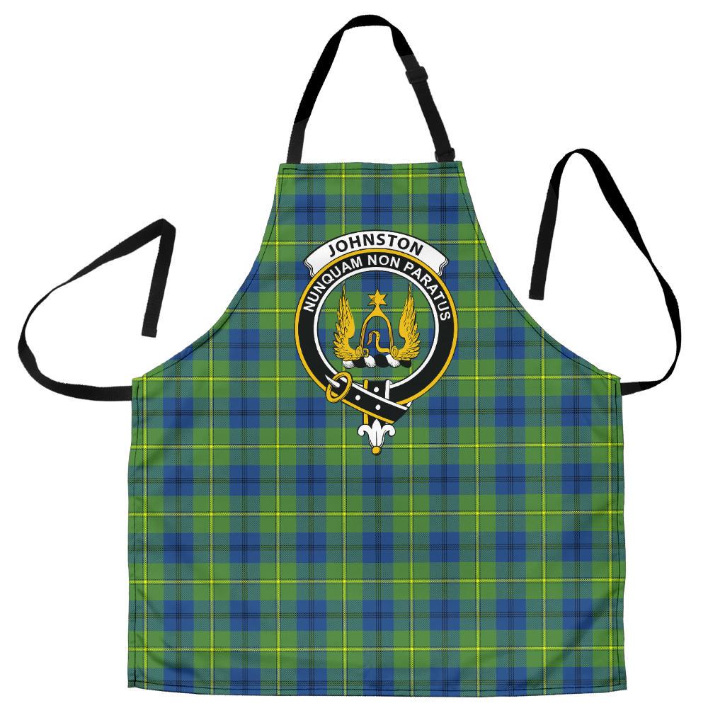 Johnston Ancient Tartan Clan Crest Apron