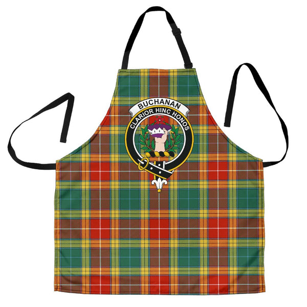 Buchanan Old Sett Tartan Clan Crest Apron