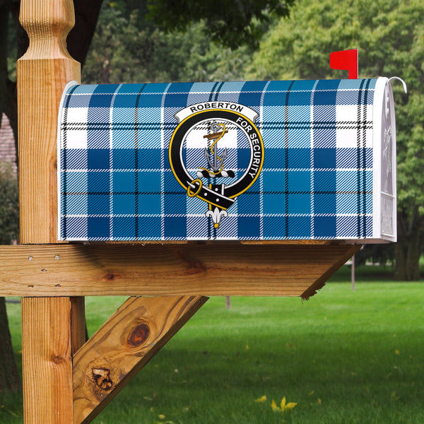 Roberton Clan Badge Classic Tartan Mailbox Cover