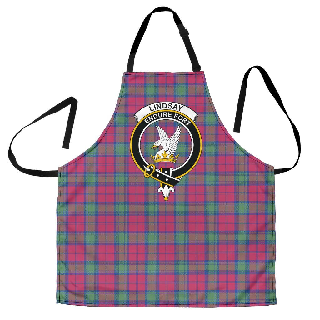 Lindsay Ancient Tartan Clan Crest Apron