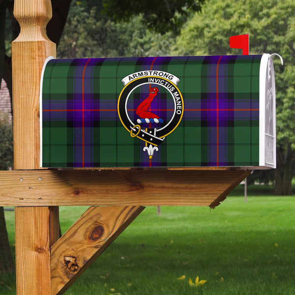 Armstrong Modern Clan Badge Classic Tartan Mailbox Cover