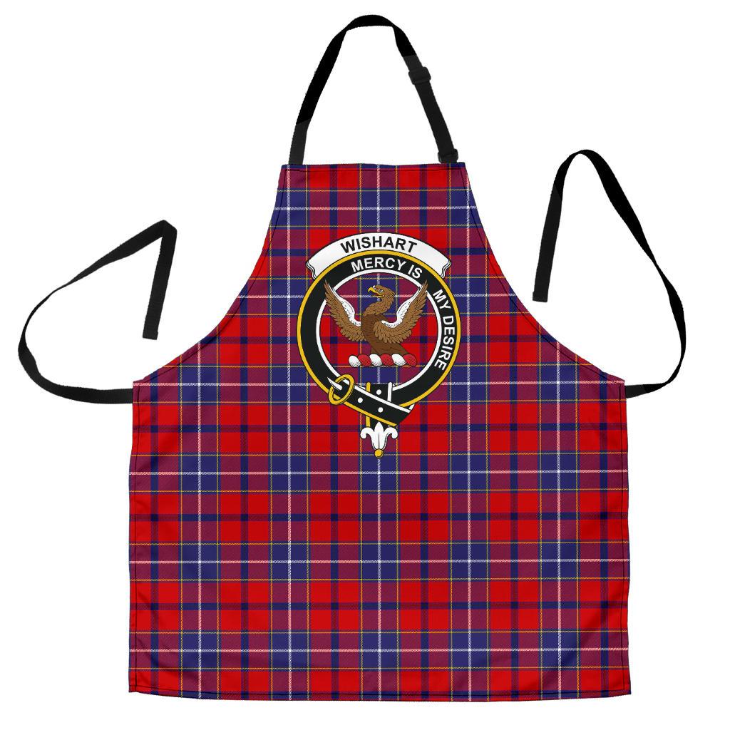 Wishart Dress Tartan Clan Crest Apron