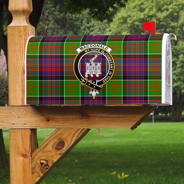 MacDonald of Clan Ranald Clan Badge Classic Tartan Mailbox Cover