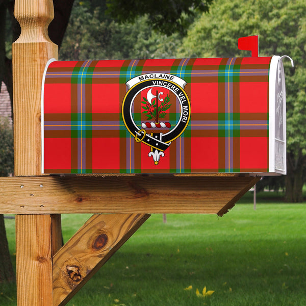 MacLaine of Loch Buie Clan Badge Classic Tartan Mailbox Cover