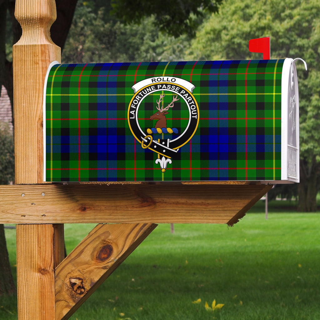 Rollo Clan Badge Classic Tartan Mailbox Cover