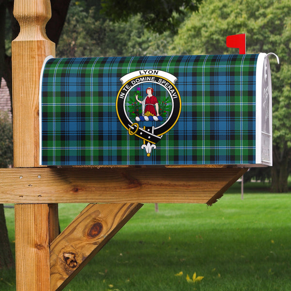 Lyon Clan Clan Badge Classic Tartan Mailbox Cover