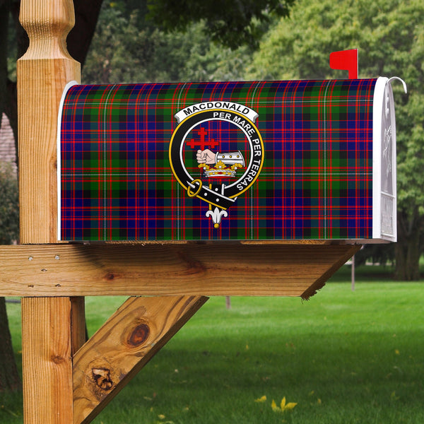 MacDonald Clan Badge Classic Tartan Mailbox Cover